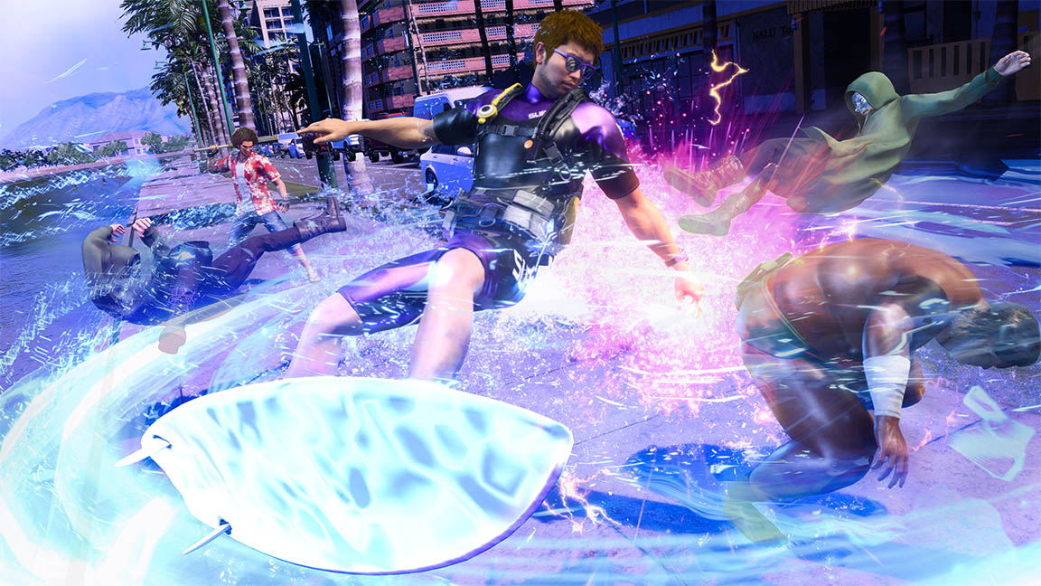 극기 '어라운드 웨이브'