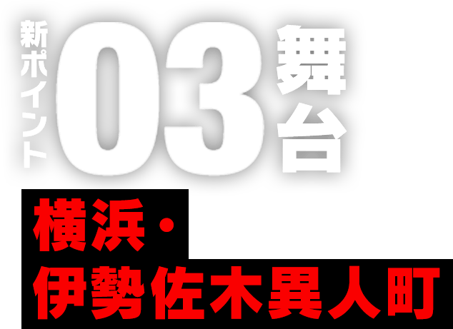 新ポイント03舞台　横浜・ 伊勢佐木異人町