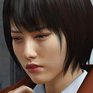 盲目の女性
